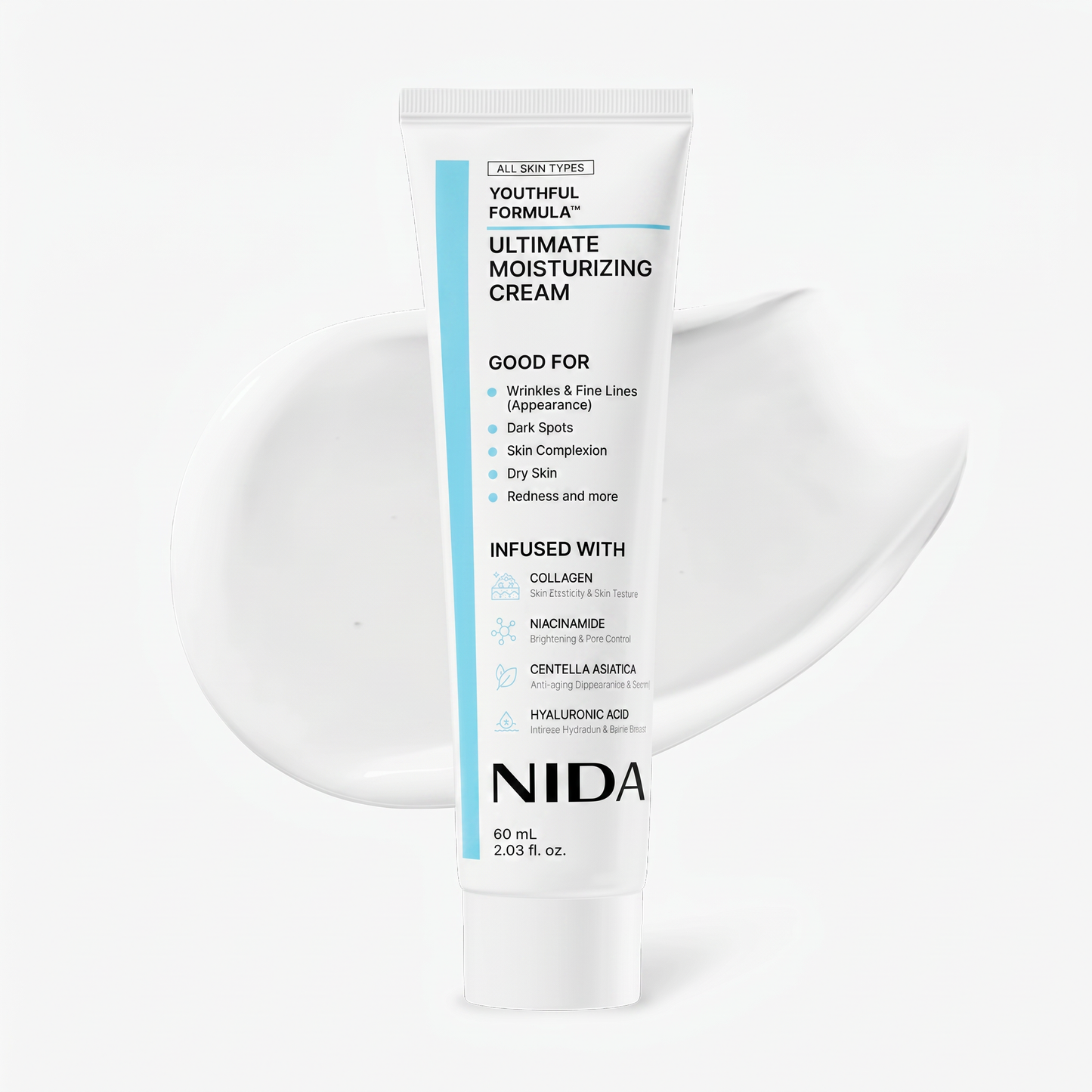 NIDA - Hidratación y Firmeza en tu Rutina Diaria - Promo 3 frascos + regalo 2 serums