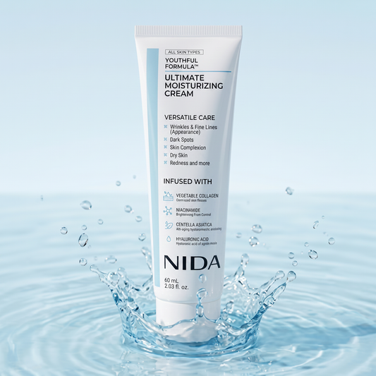 NIDA - Hidratación y Firmeza en tu Rutina Diaria - Promo 3 frascos + regalo 2 serums